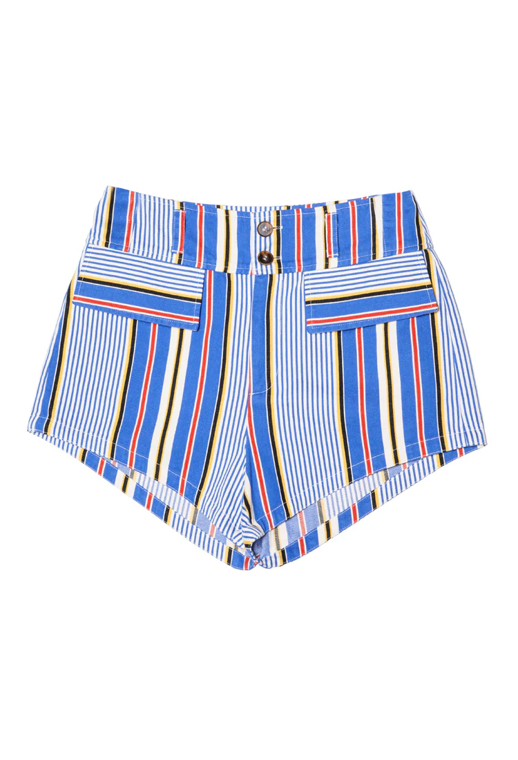 Paolo Stripe Twill Short - Image 5