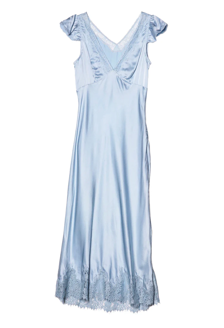 Isol Bleu Silk Dress - Image 6