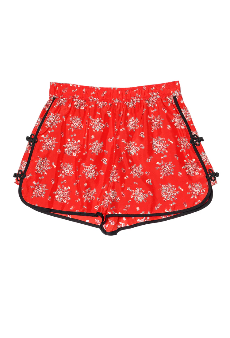 Bibbi Red Begonia Silk Short - Image 8