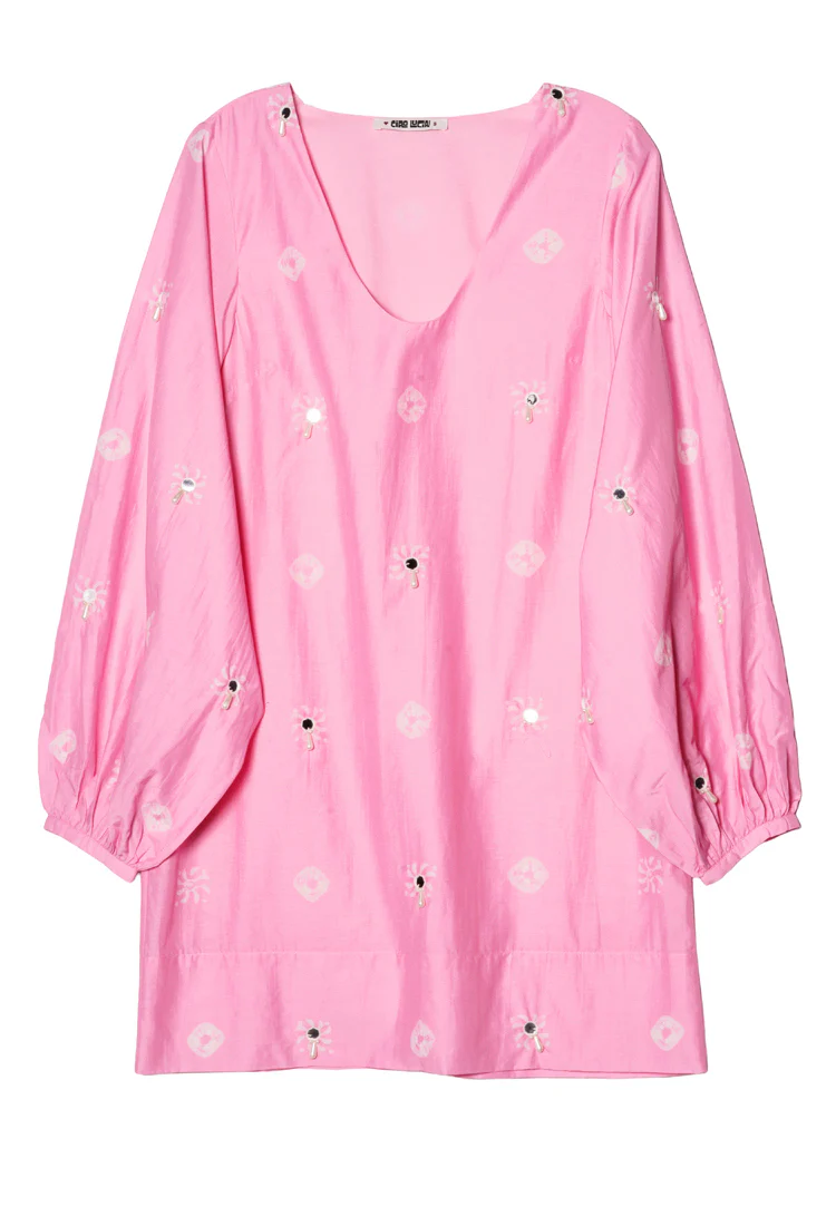 Mirey Pink Palace Dress - Image 5