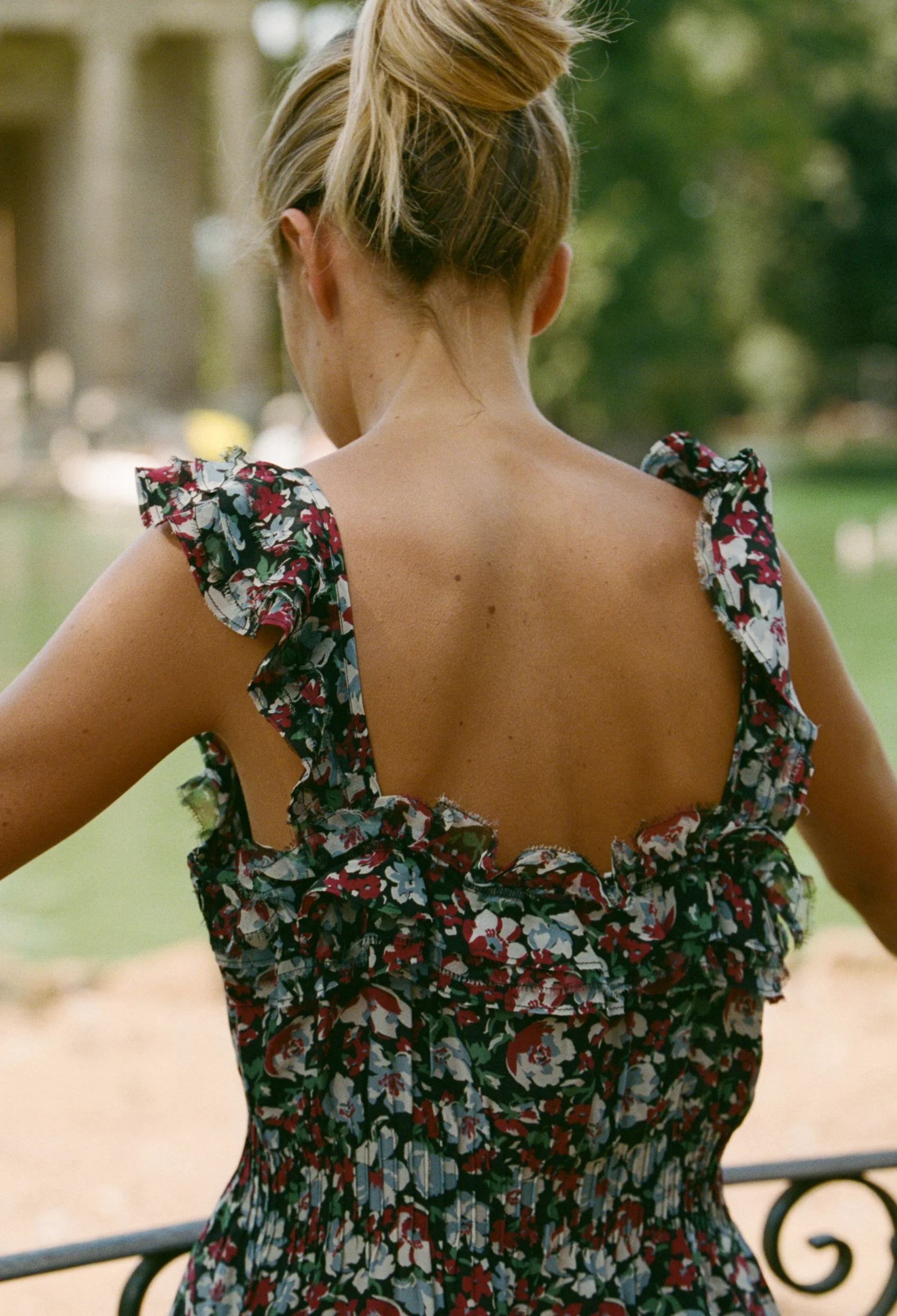 Amalie Peonia Printed Dress - Image 3