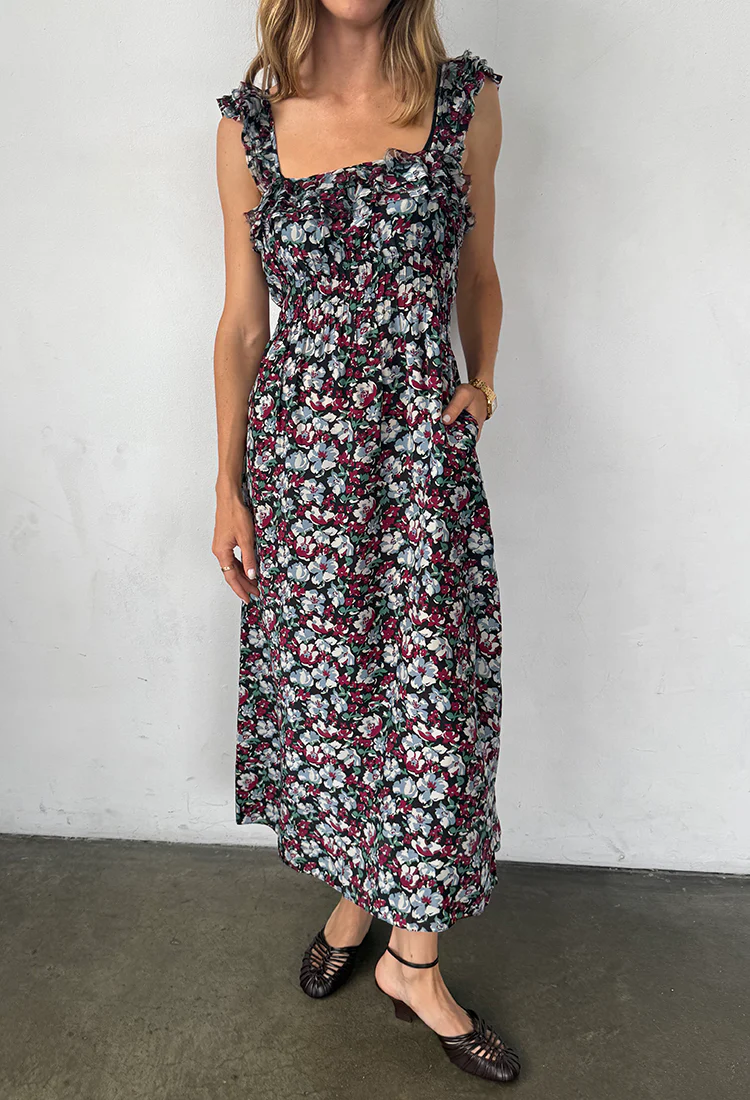 Amalie Peonia Printed Dress - Image 4
