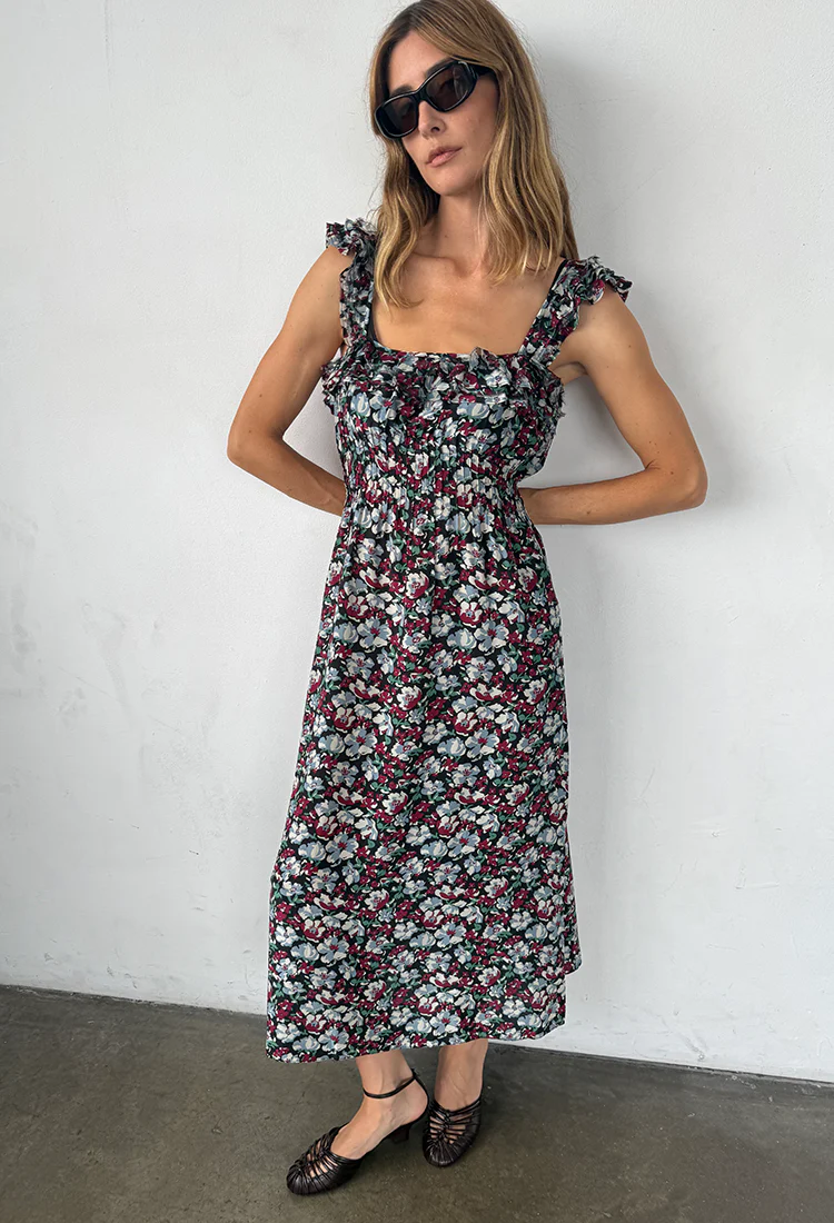 Amalie Peonia Printed Dress - Image 7