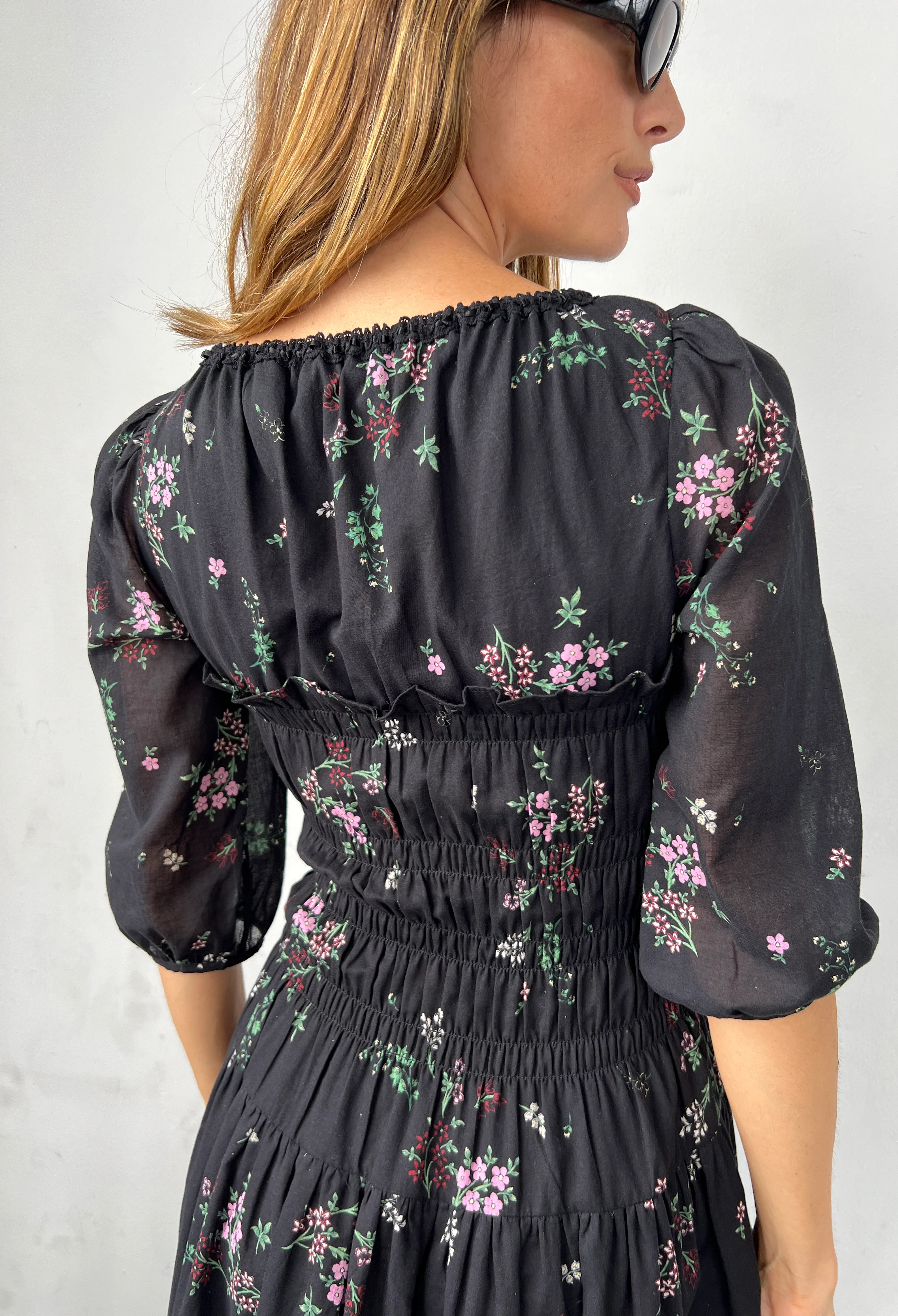 Andrine Dress Wildflower Print Cotton Voile - Image 5