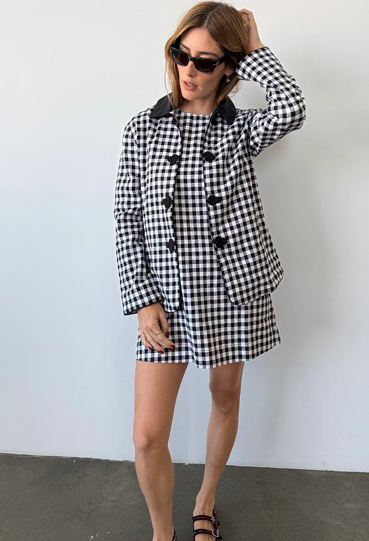 Anja Gingham Jacket - Image 4