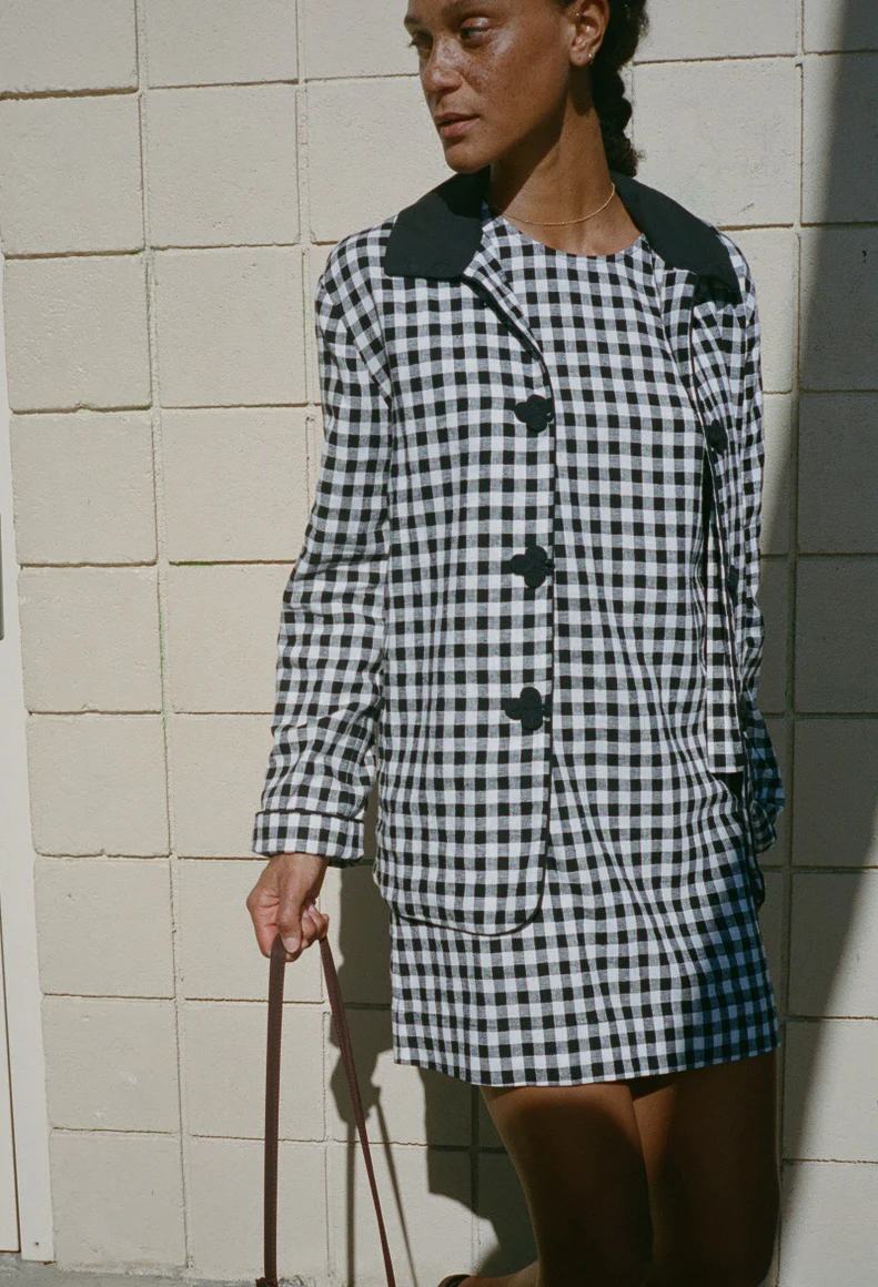Anja Gingham Jacket - Image 5