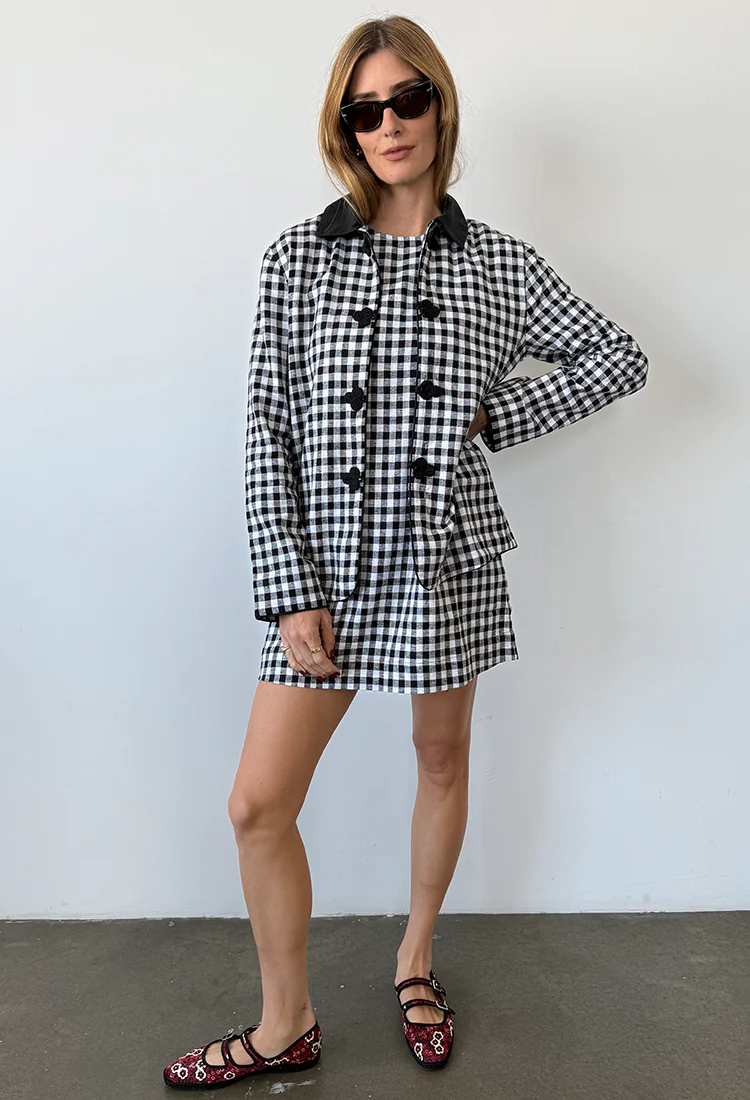 Anja Gingham Jacket - Image 6