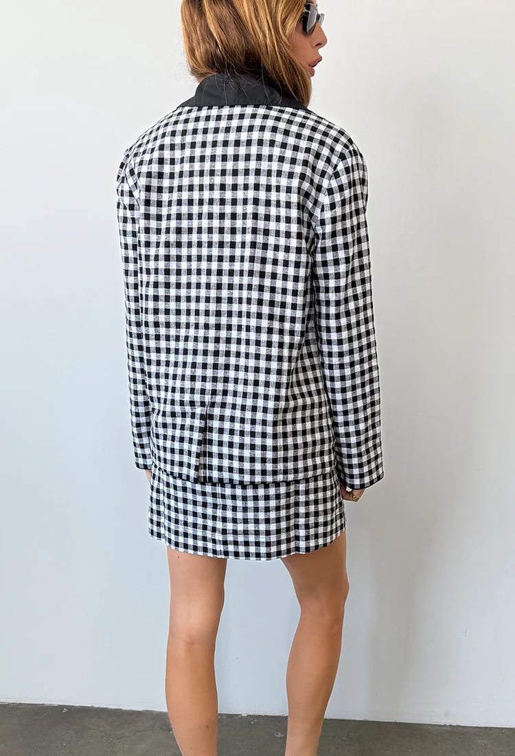Anja Gingham Jacket - Image 9