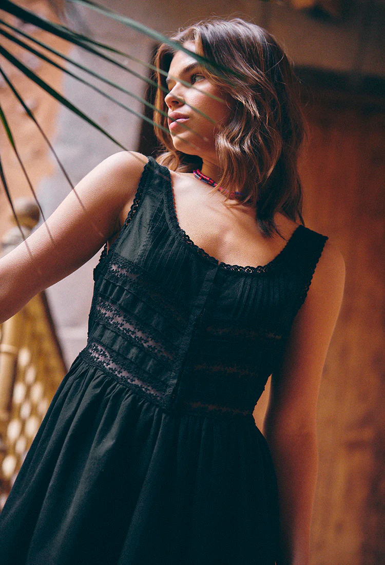 Rixo x Ciao Lucia Bonita Dress Black - Image 3