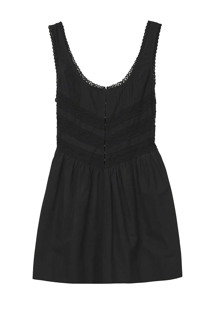 Rixo x Ciao Lucia Bonita Dress Black - Image 4