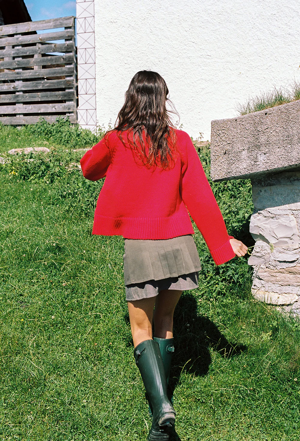Brolio Red Wool Pullover - Image 3