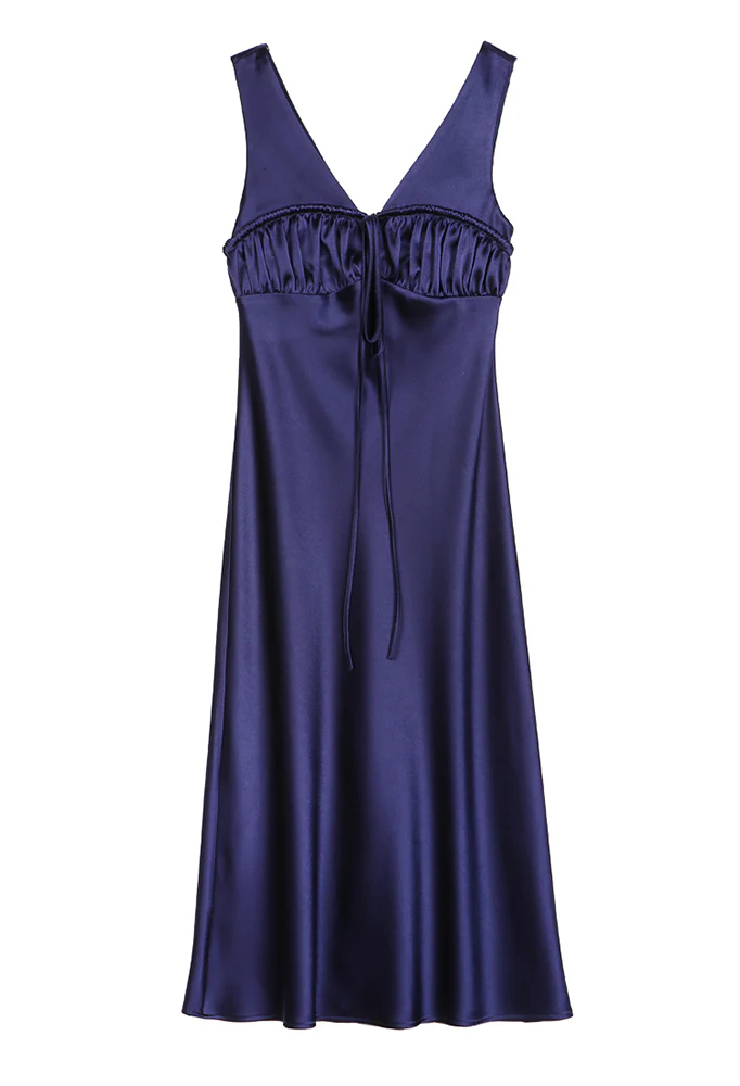 Carolinne Dress Navy - Image 2