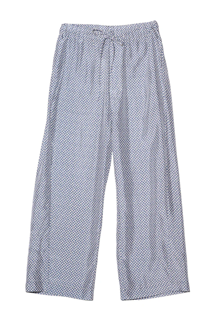 Dania Silk Gingham Pant - Image 4