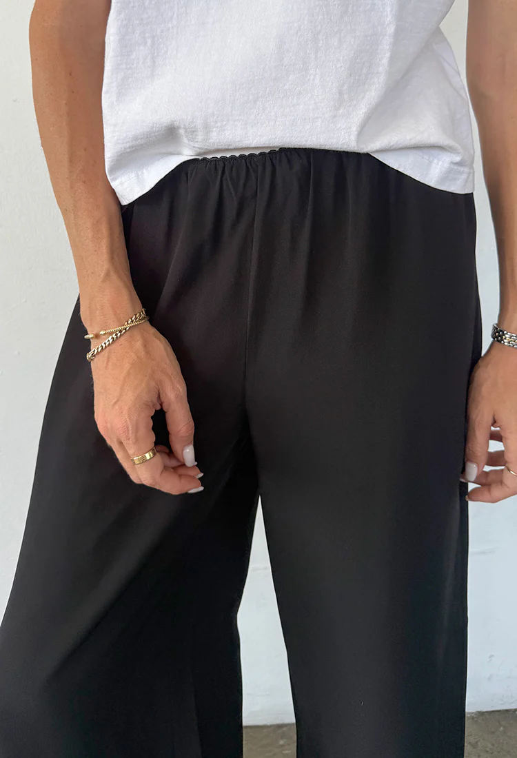 Dita Pant Black Silk - Image 3