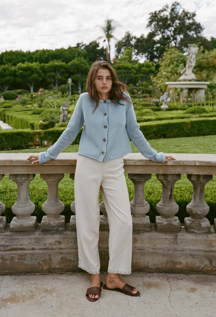 Dita Pant Ivory Silk - Image 4