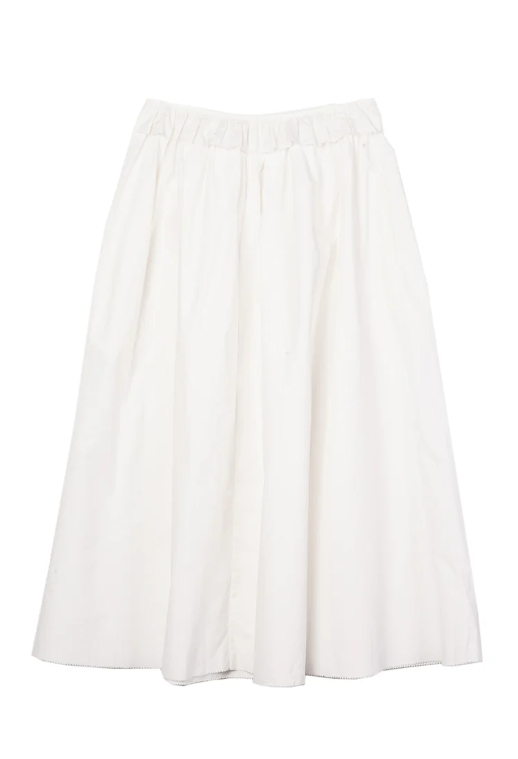 Esi White Cotton Skirt - Image 6