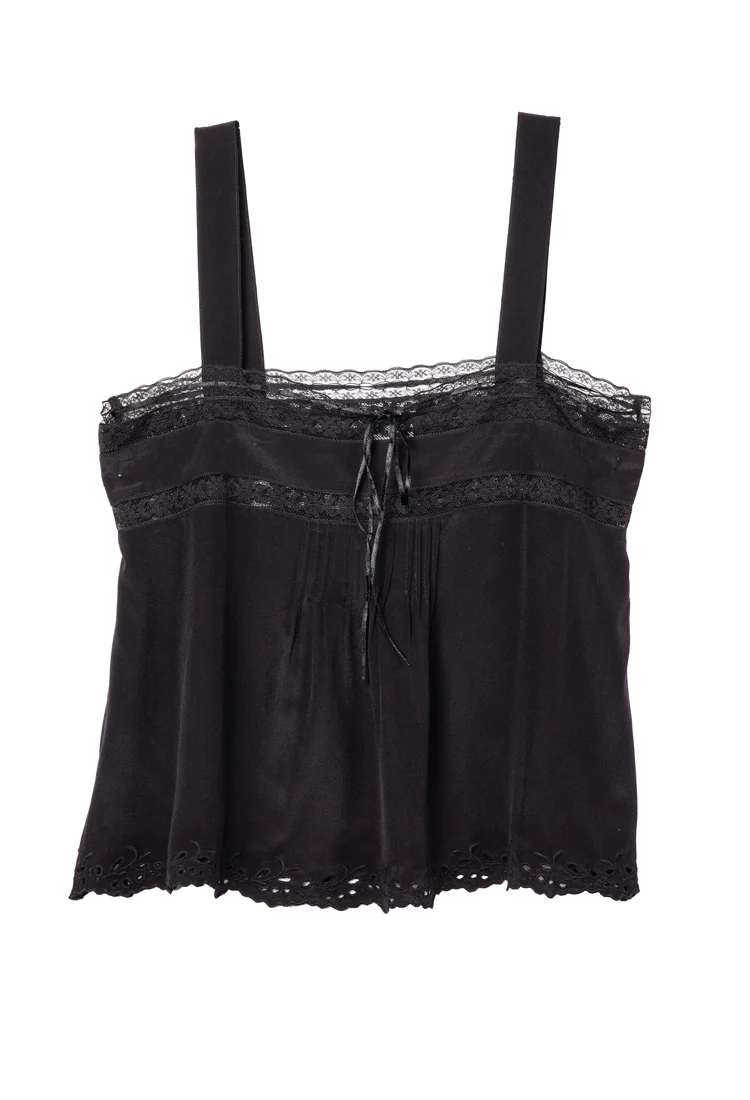 Euri Black Silk Top - Image 5