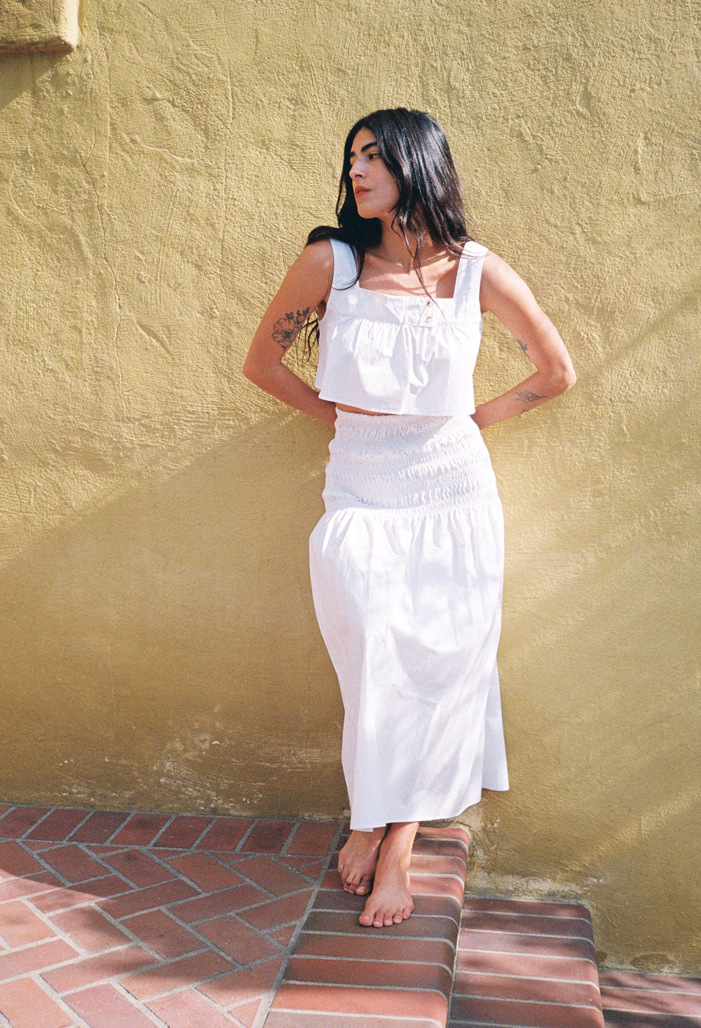 Eva Top White Cotton - Image 3