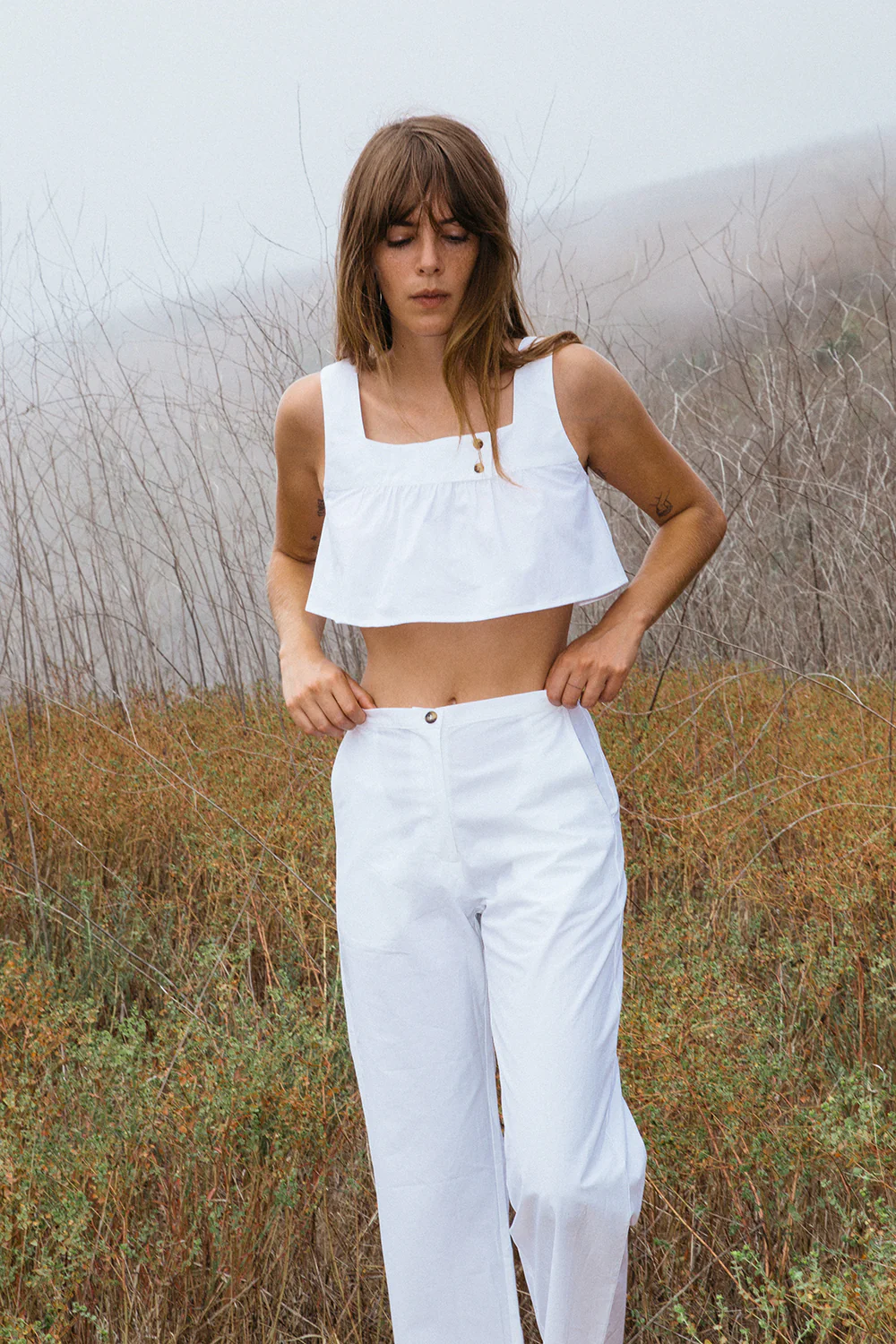 Eva Top White Cotton - Image 5