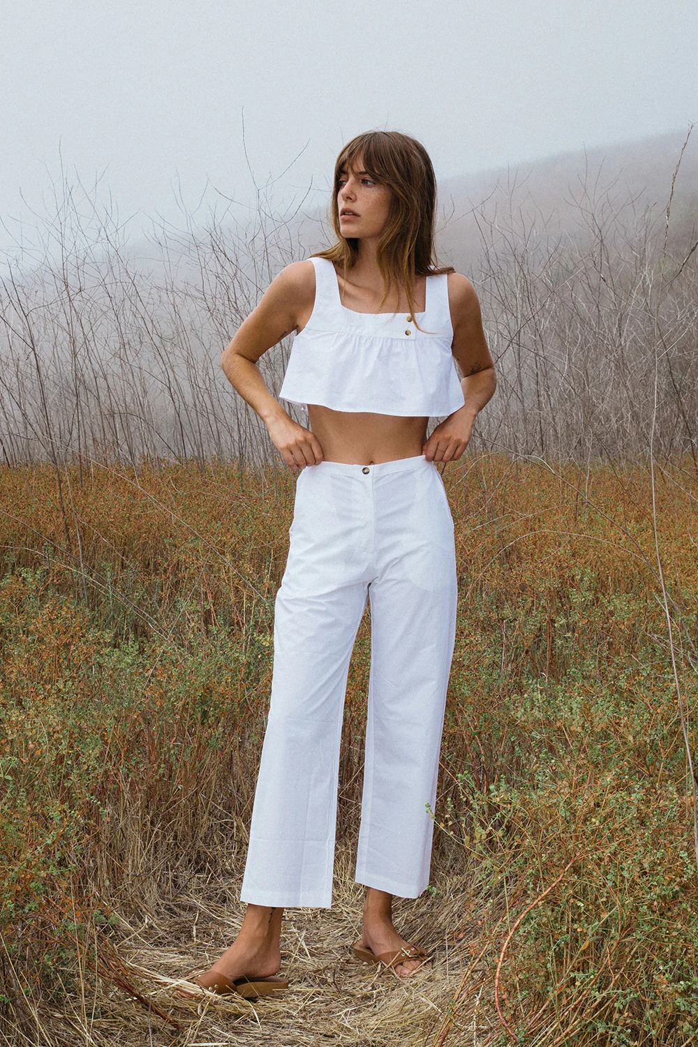Eva Top White Cotton - Image 6
