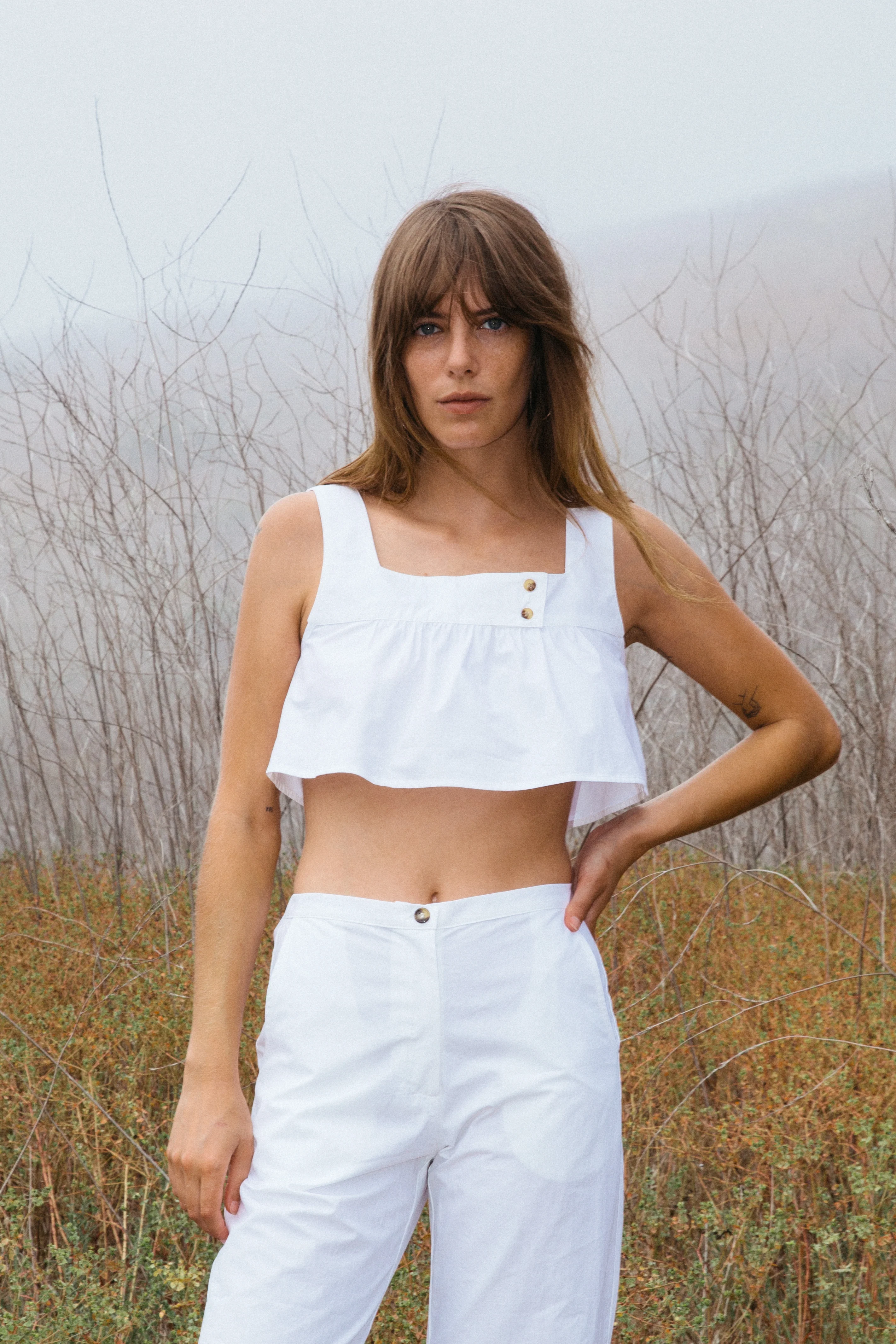 Eva Top White Cotton - Image 7