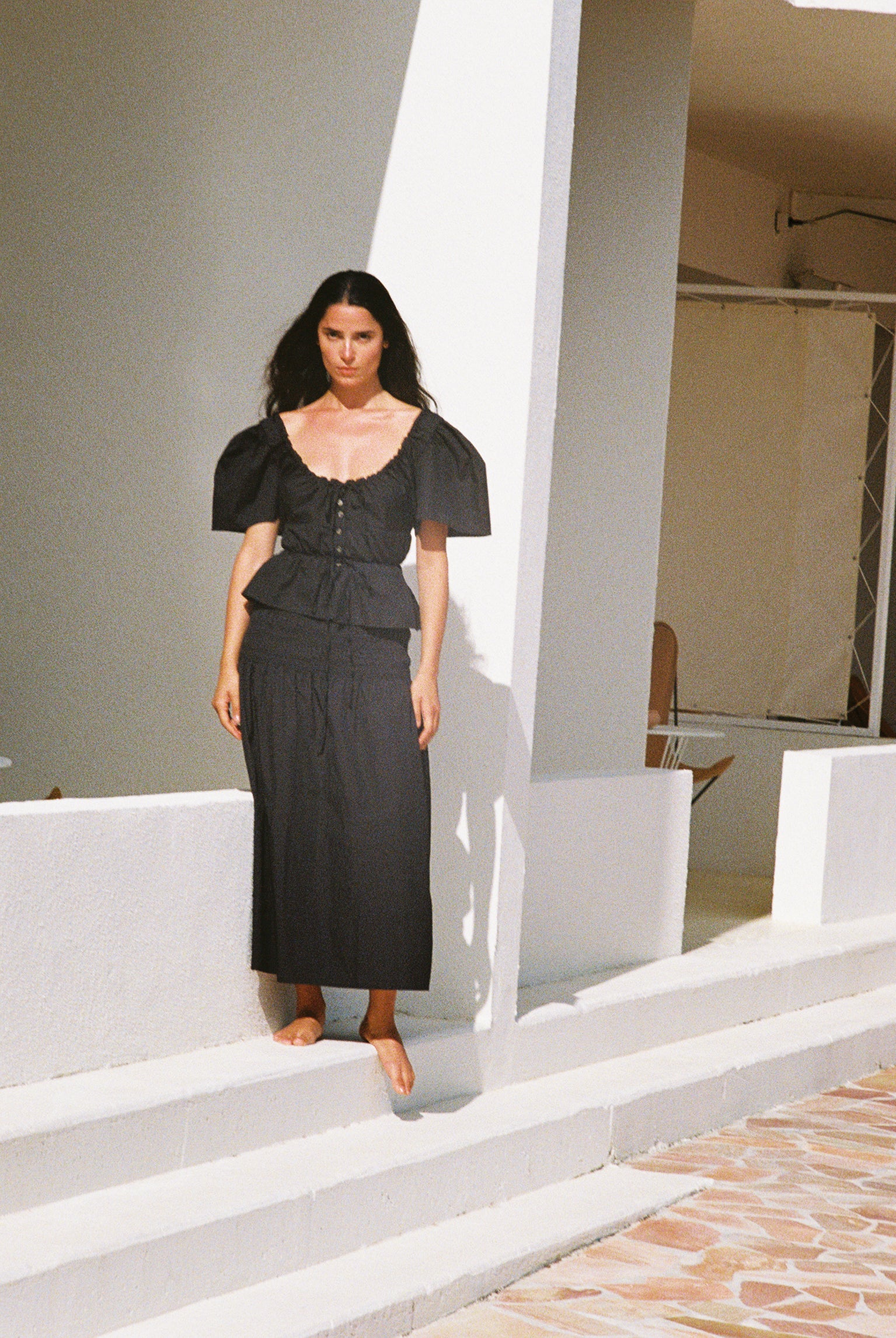 Ezio Top Black Cotton - Image 6