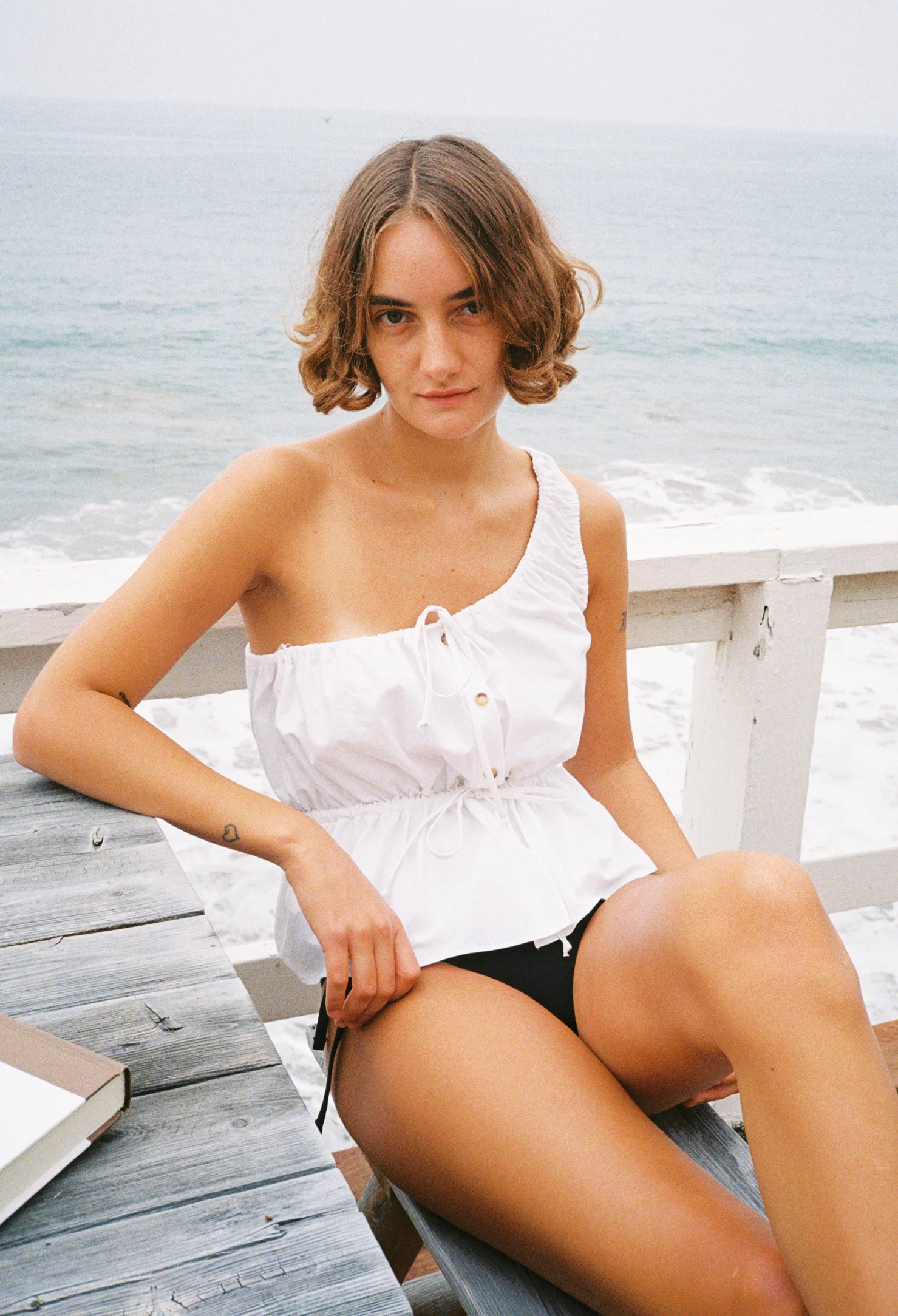Fia Top White Cotton