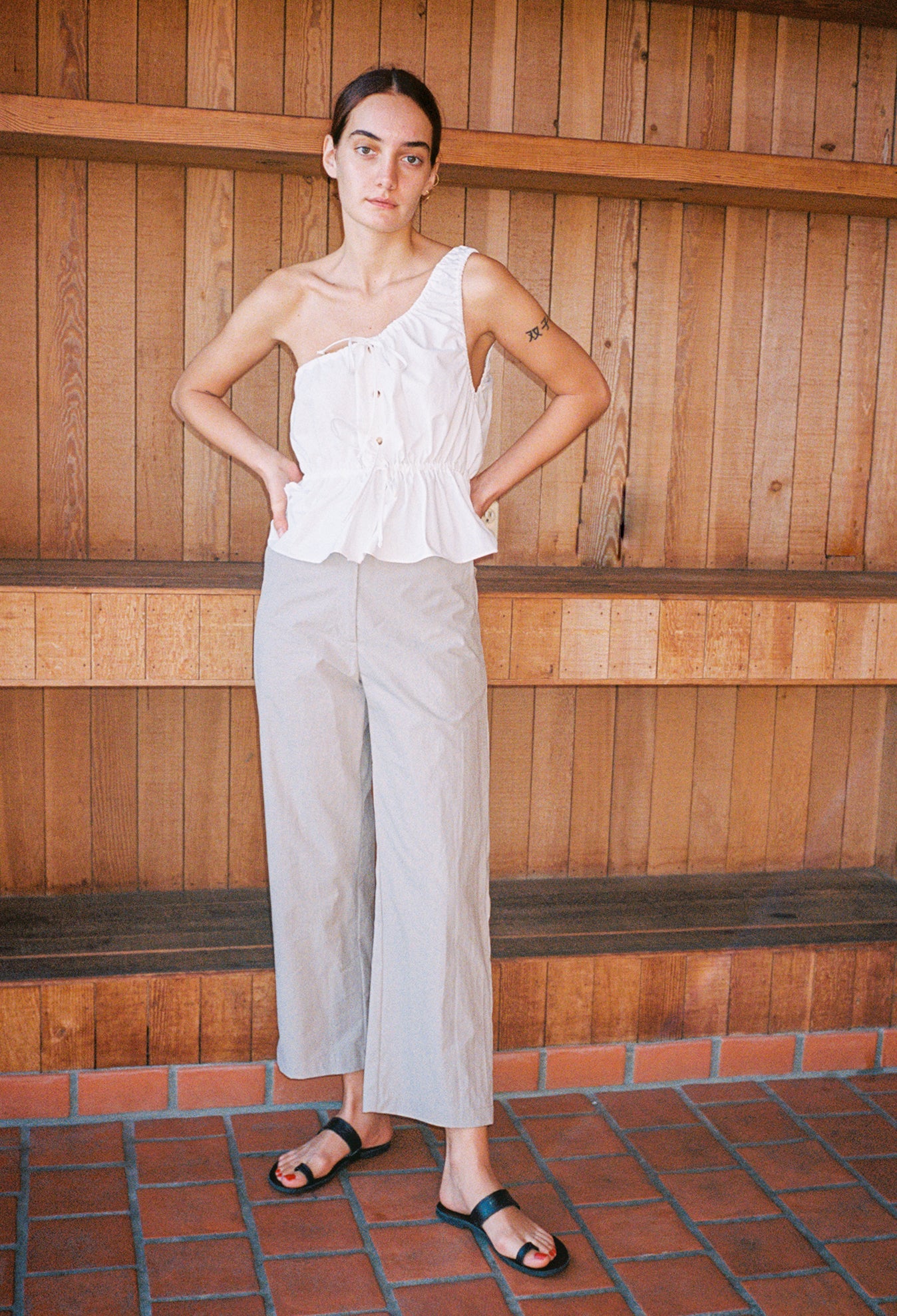 Fia Top White Cotton - Image 3