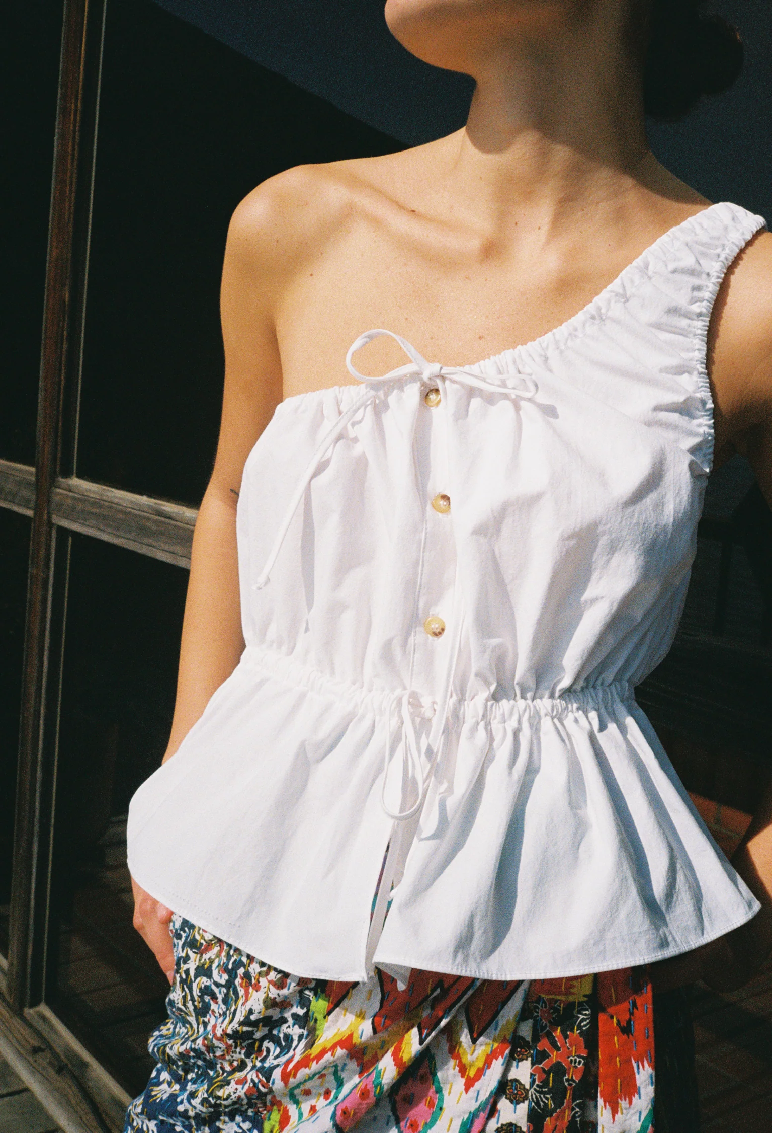 Fia Top White Cotton - Image 4