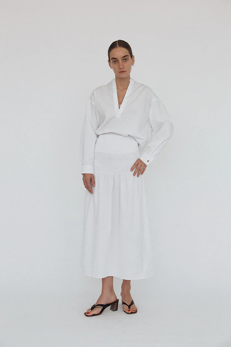 Gemma Top White Cotton - Image 2