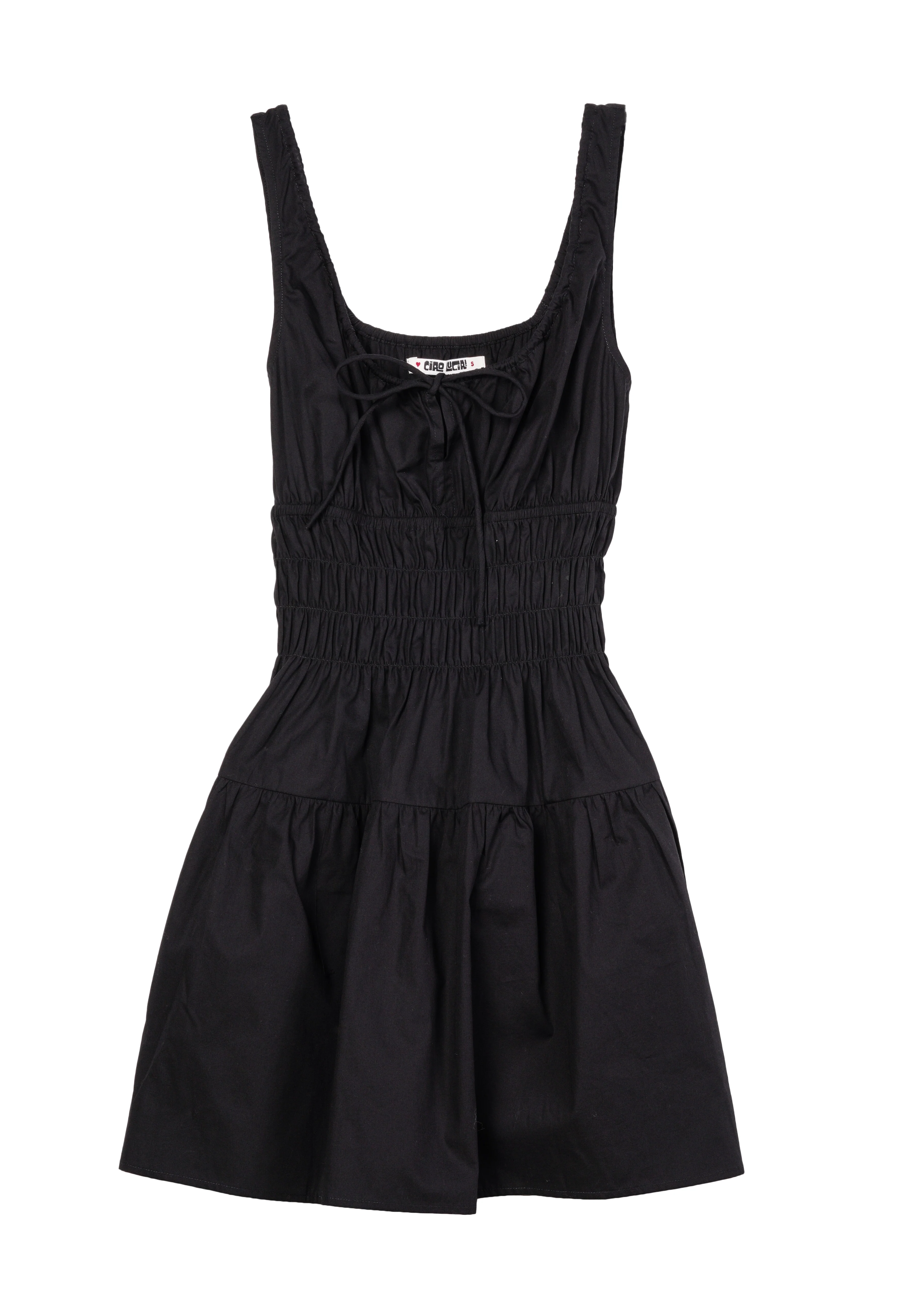 Gianluca Black Cotton Dress - Image 5