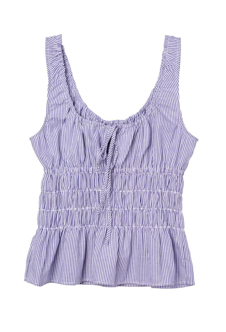 Gigi Stripe Cotton Top - Image 4