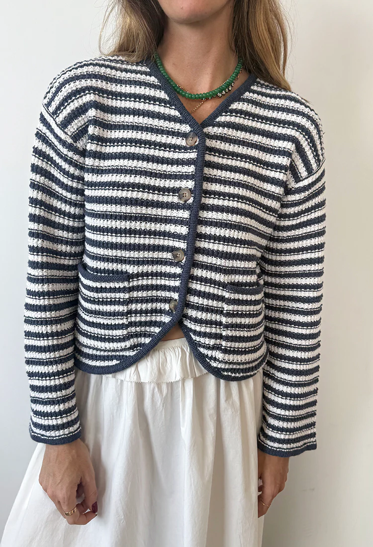 Herta Stripe Knit Jacket - Image 6