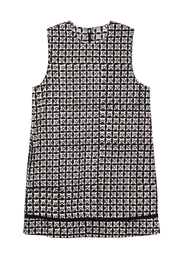 Indus Solar Print Cotton Poplin Mini Dress - Image 6