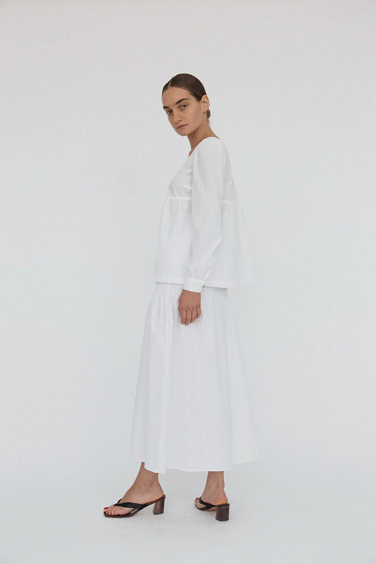 Ines Top White Cotton - Image 4