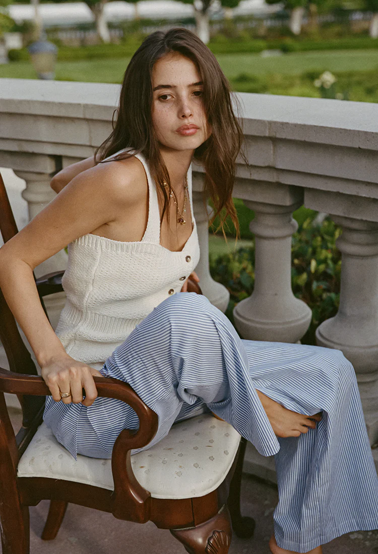 Iren Ivory Knit Top - Image 6