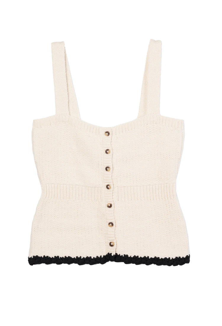 Iren Ivory Knit Top - Image 8