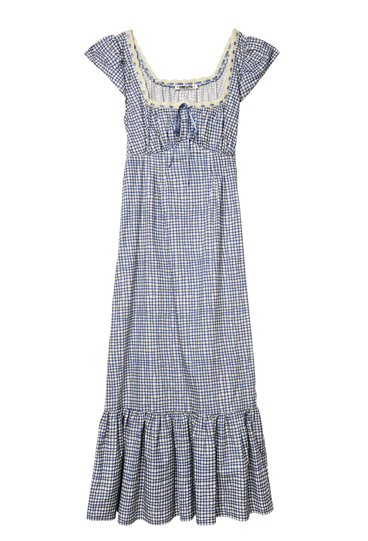 Rixo x Ciao Lucia Isla Dress Check - Image 6