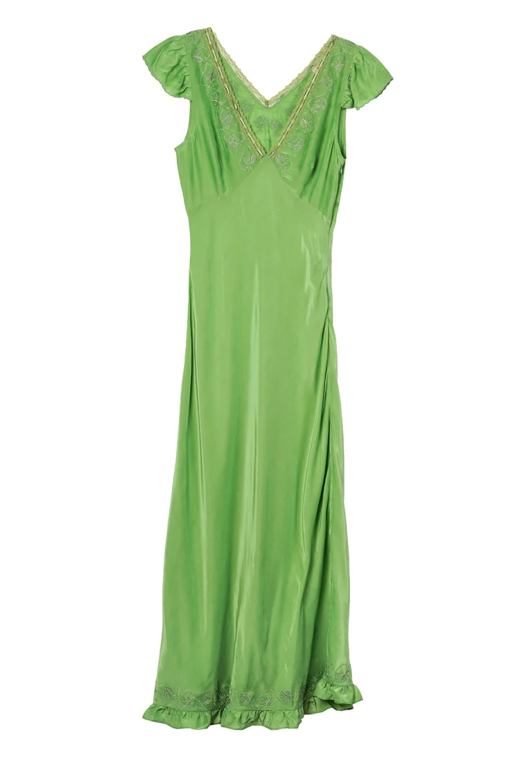 Isol Dress Jade Floral Embroidery - Image 7
