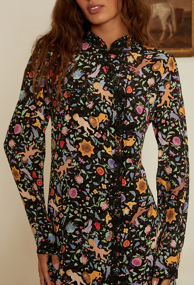 Rixo x Ciao Lucia Ivy Dress Black - Image 6