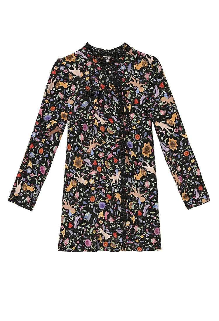 Rixo x Ciao Lucia Ivy Dress Black - Image 7
