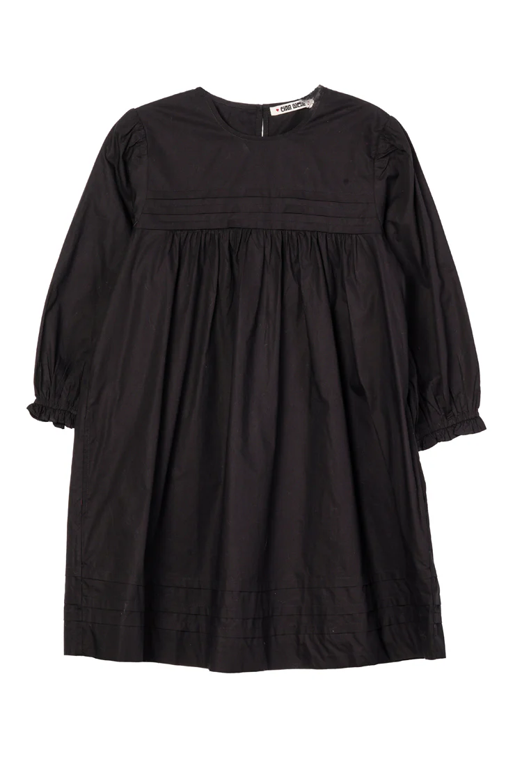 Jolin Black Cotton Dress - Image 9