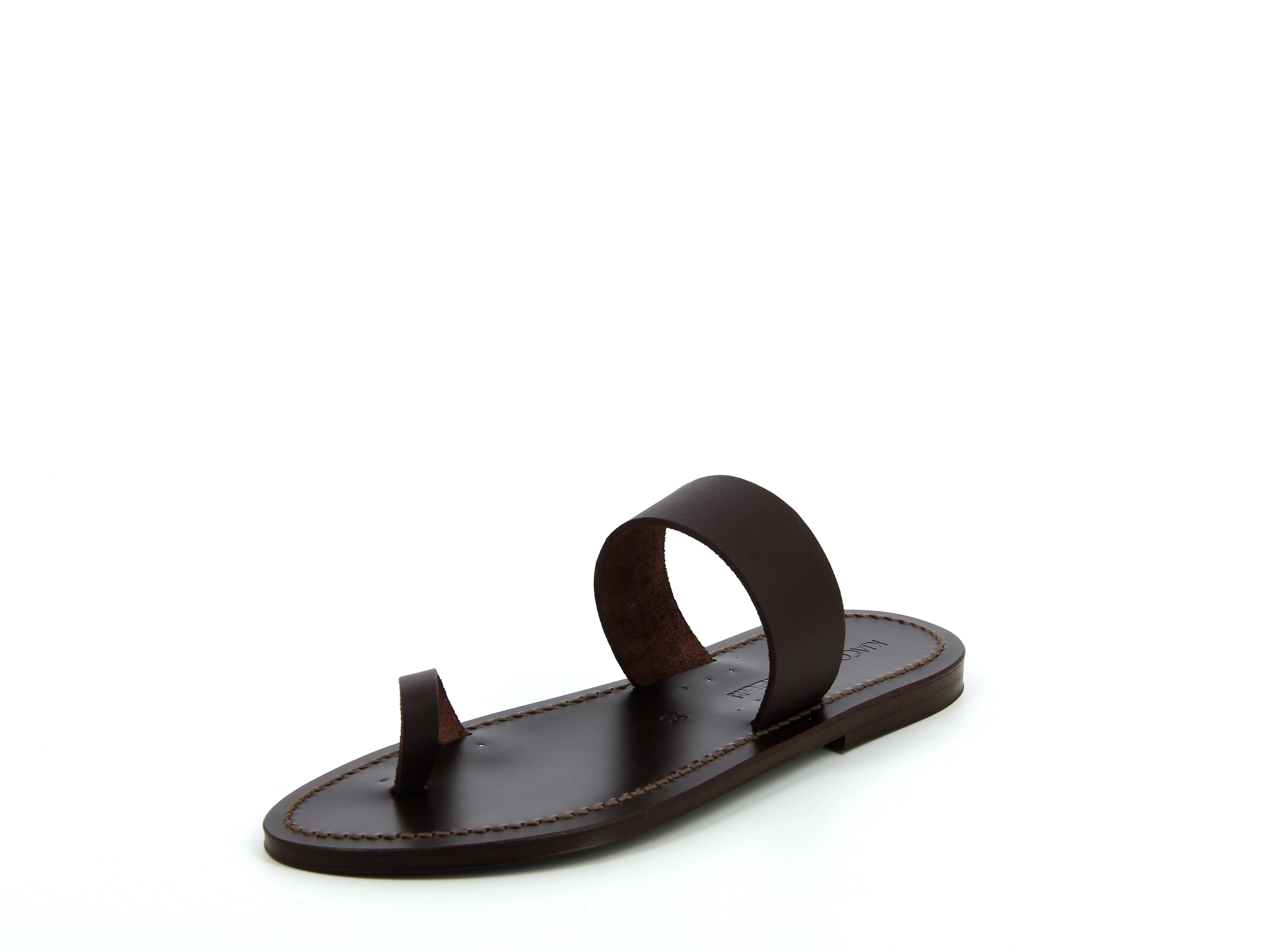K. Jacques x Ciao Lucia Dextra Brown Toe Ring Sandal - Image 5