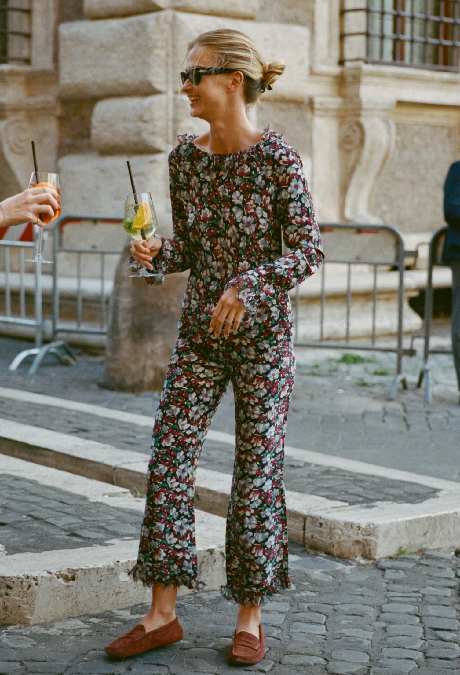 Kaja Pant Peonia Print - Image 3