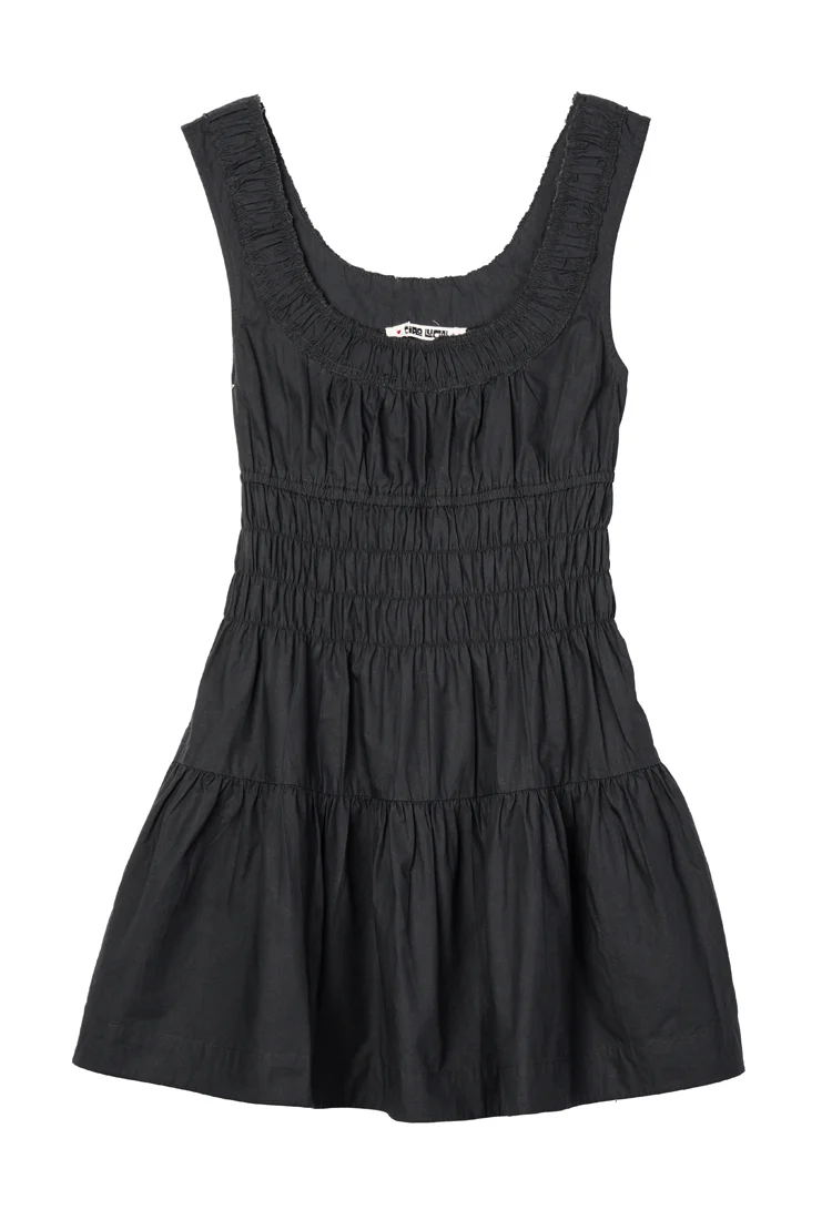 Kala Black Cotton Dress - Image 5