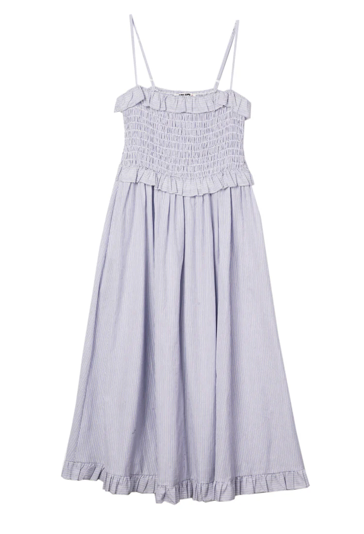 Karine Stripe Cotton Dress - Image 7