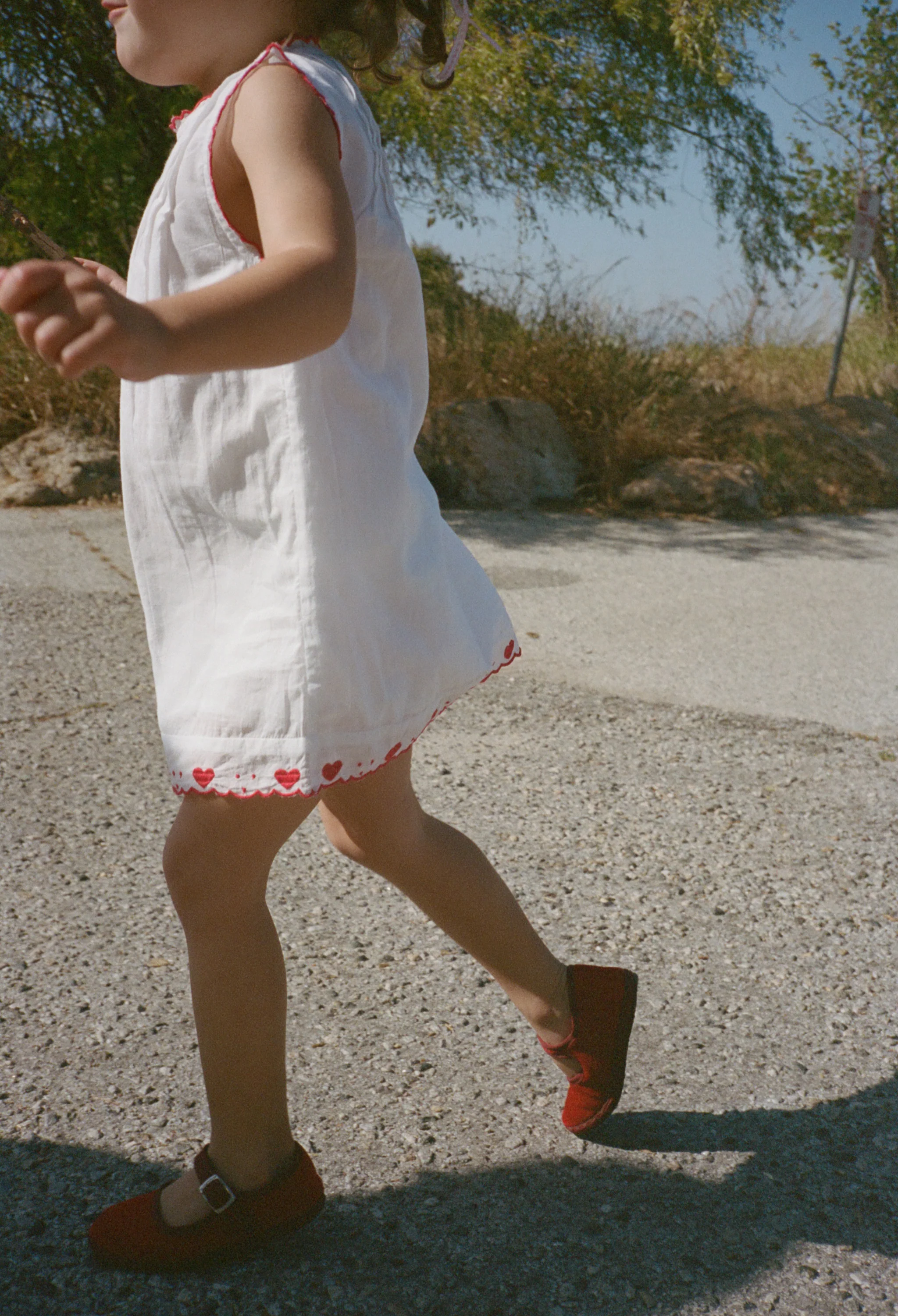 Ciao Bambini Ebba White Voile Dress - Image 5