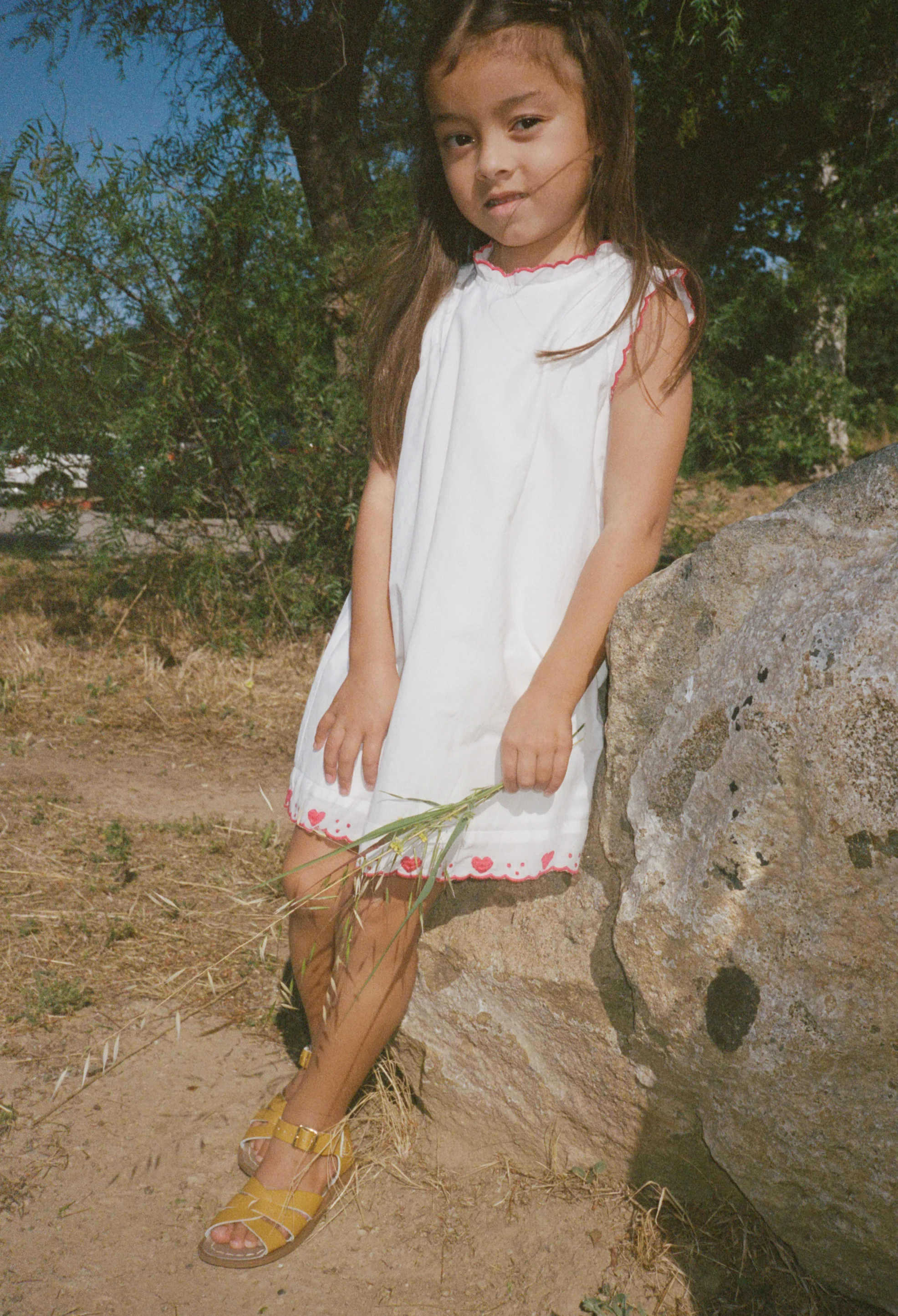 Ciao Bambini Ebba White Voile Dress - Image 7