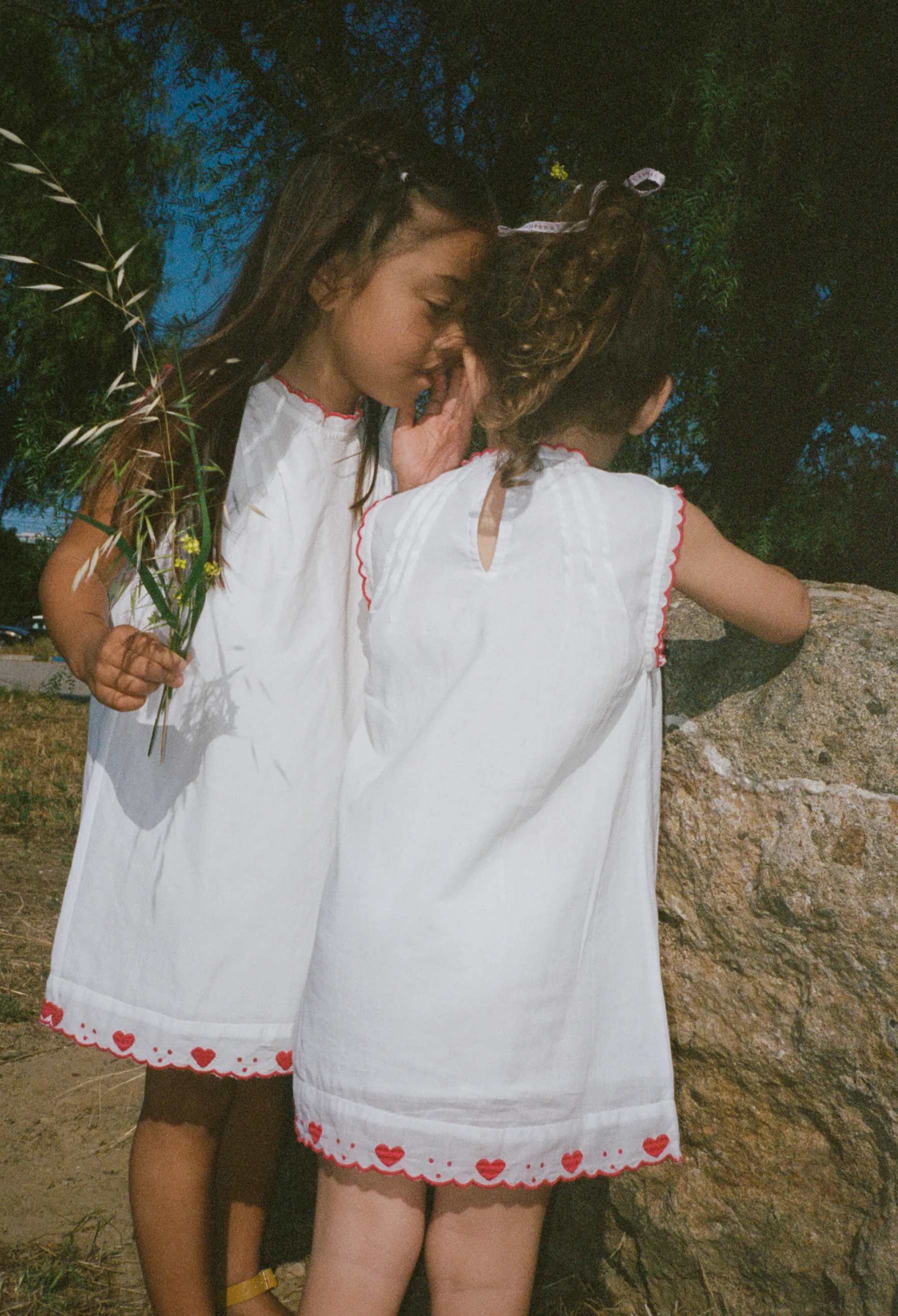 Ciao Bambini Ebba White Voile Dress - Image 8