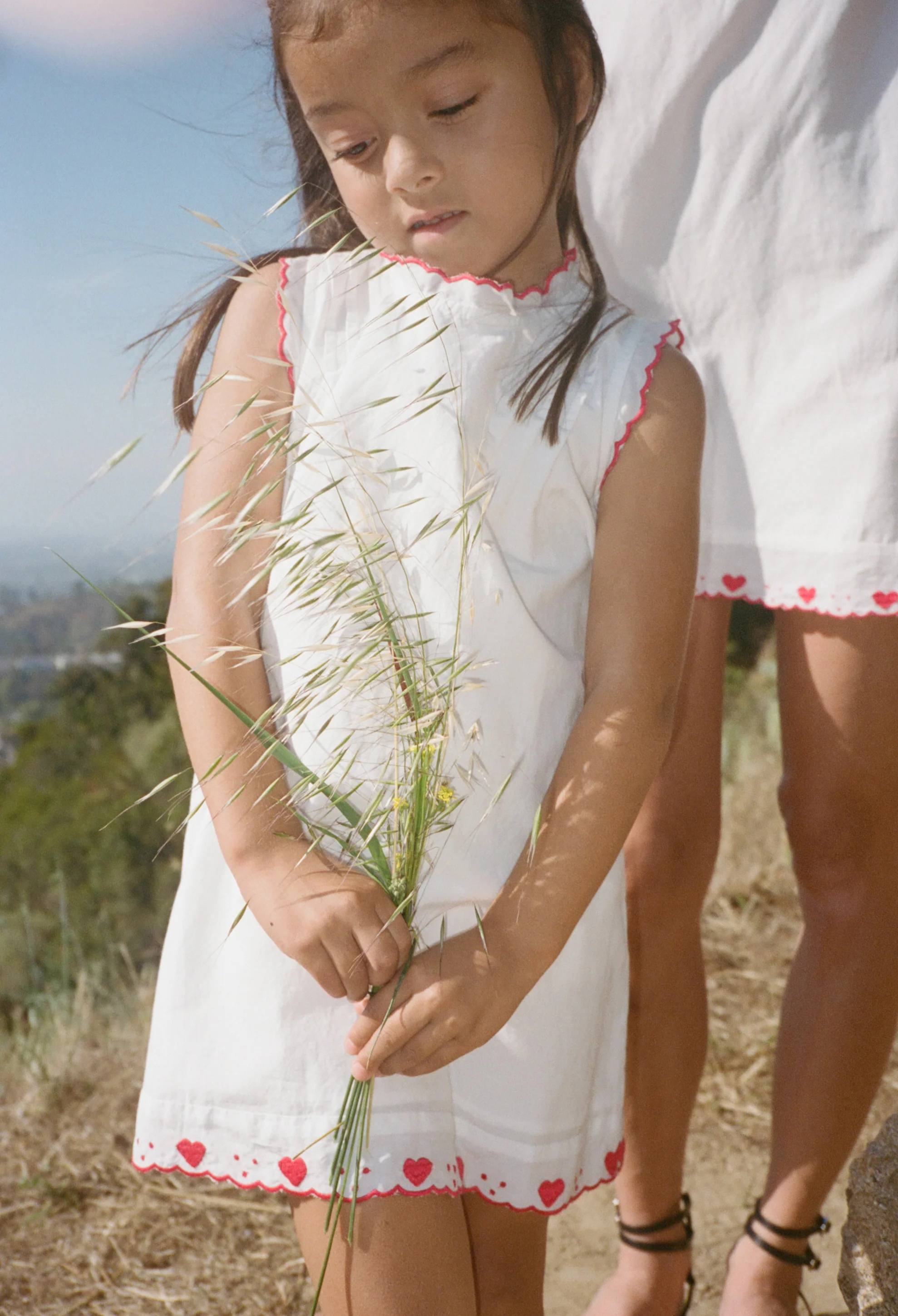Ciao Bambini Ebba White Voile Dress - Image 9